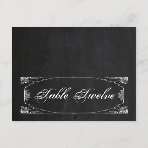 Postal Vintage moderna do cartão de lugar gravável