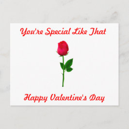 Postal Você é o Cartão de Dia de os namorados Especial