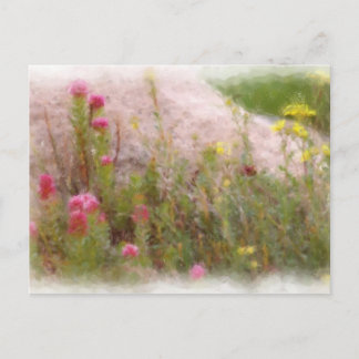 POSTAL WILDFLOWERS 1 CARTÃO