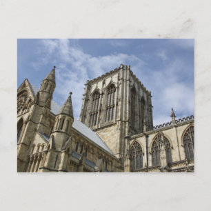 Postal York Minster, Yorkshire, Inglaterra - Cartão de P