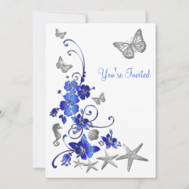 Postar Convite de Tema Tropical Beach da Recepção 