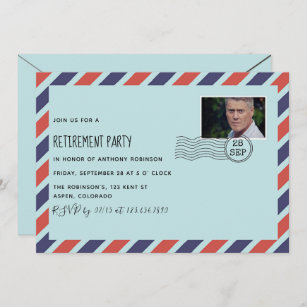 Postar Office Retirement Party com convite para fo
