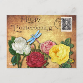 Postcross Dragonfly - Cartão postal