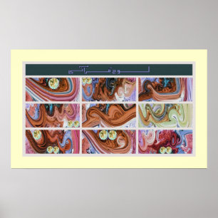 Poster فن-الخط-لوح-قرآنی da pintura de Qura