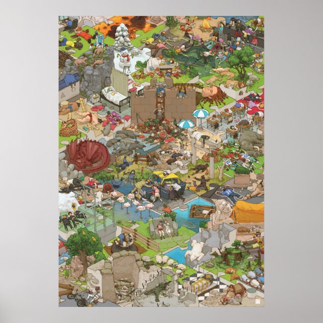 Póster マ ダ カ ヒ todos estão dormindo (Frente)