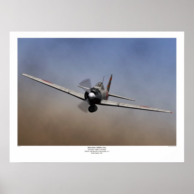 PÓSTER 三菱零式艦上戦闘機 (Frente)