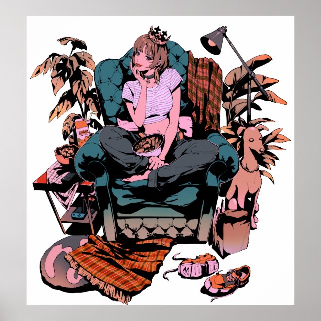 POSTER 女王様べる (Frente)