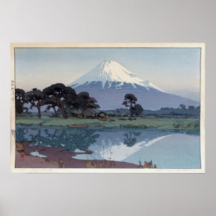 Póster 富士山鈴川, Monte Fuji, Suzukawa, Yoshida, Wo