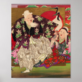 Poster 日本の伝統的な絵画 Japanese traditional paintings