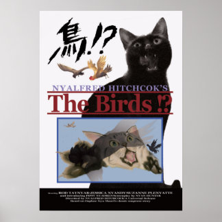 POSTER 映画パロディ 鳥!?