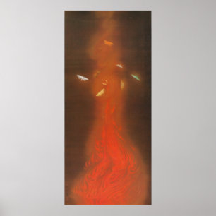 Póster 炎 舞, 速 水 御 dança 舟 chamas, Gyoshu