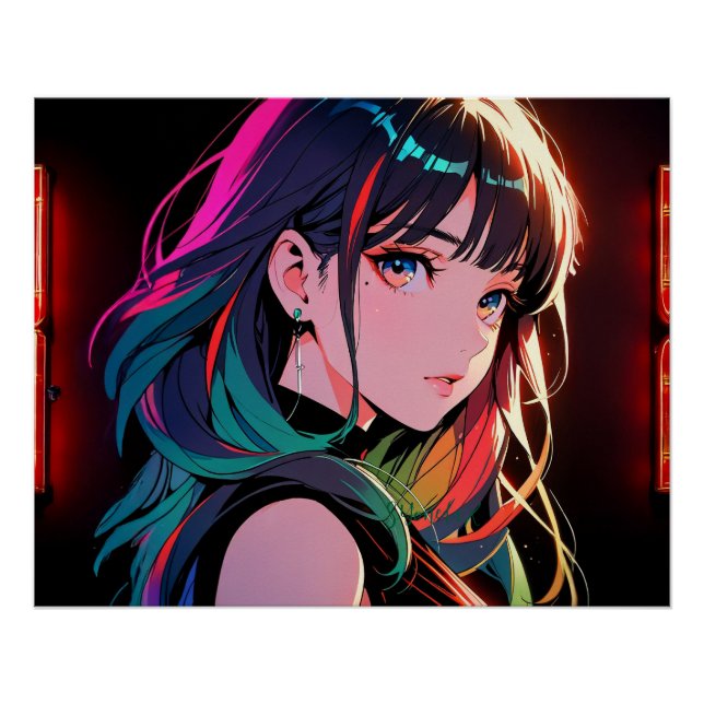 Póster 煌霞の少女【Radiant Haze Girl】  (Frente)