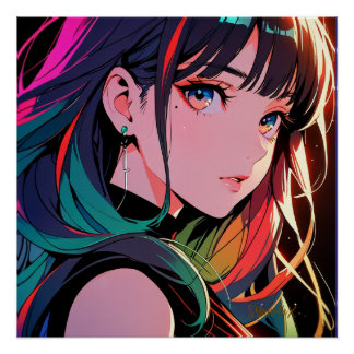 Póster 煌霞の少女【Radiant Haze Girl】