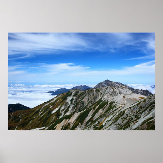 PÓSTER 立 山 連 峰 山 の 並 み (Frente)