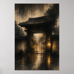 Poster 羅生門・雨の門 — KŌAN (Retrato)