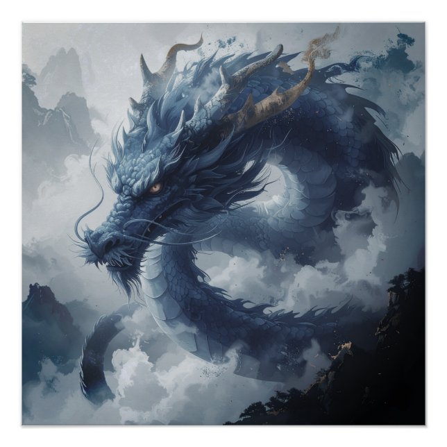 Póster 蒼天の龍 – The Azure Dragon of the Sky (Frente)