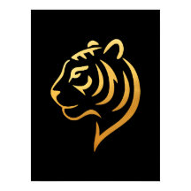 黄金の虎 Gold Tiger – Arte Minimalista Japonesa