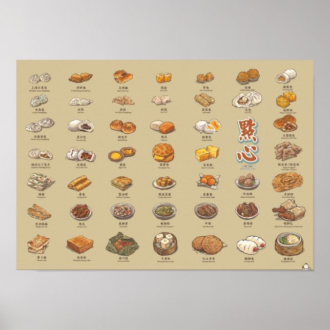 Póster 點 心 | Soma da Escória (A3) (Frente)