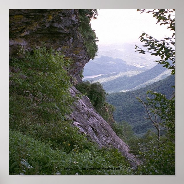 poster 002~Montanhas Blue Ridge, N.C. (Frente)