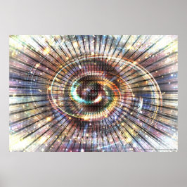 Póster 0100101010010101 (parte 2) | Ciberespaço binário d