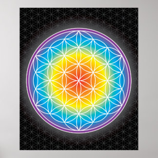 Póster 01 LUMINÊNCIA - Flor de Vida