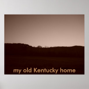 Poster 057, minha casa velha de Kentucky
