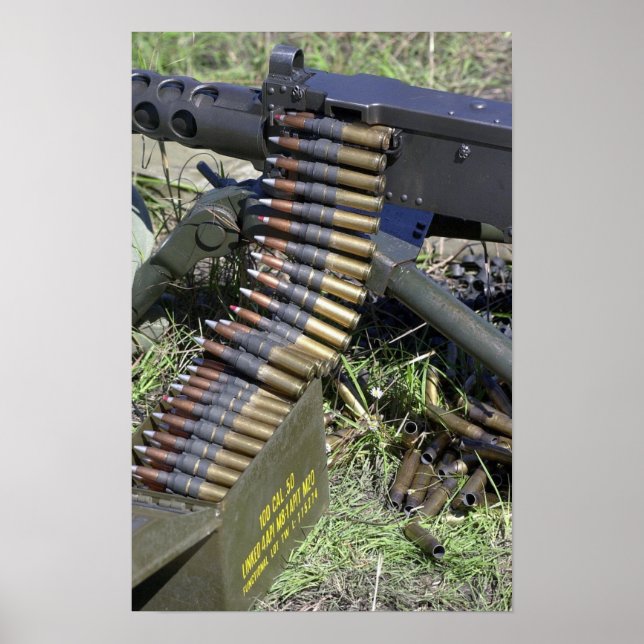 Póster 0,50 Cal Machine Gun (Frente)