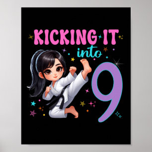 Poster 10º aniversário Festa de Artes Marciais Karate Tae
