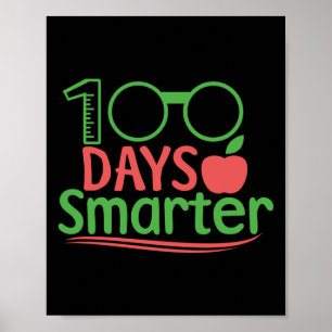 Poster 100º Dia da Escola 100 Dias Mais Inteligente
