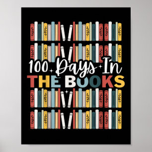 Poster 100º Dia Da Escola.100 Dias Nos Livros Lendo