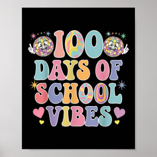 Poster 100º Dia da Escola Víbias Sorriso Bonito 100 Dias
