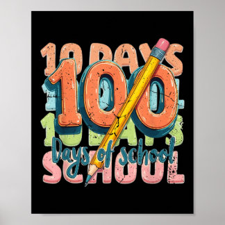 Poster 100º Dia De Figurino Engraçado Para Crianças Menin
