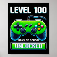 100º Dia de Videos games Escolares Jovens Jogador