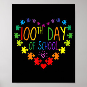 Poster 100º Dia do Professor de Autismo Escolar