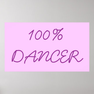 PÓSTER 100% DANCER
