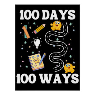 Póster 100 Dias 100 Maneiras