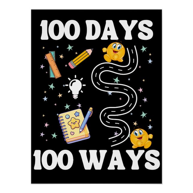 Póster 100 Dias 100 Maneiras (Frente)