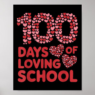 Poster 100 Dias De Adoráveis Professoras Na Escola 100. º