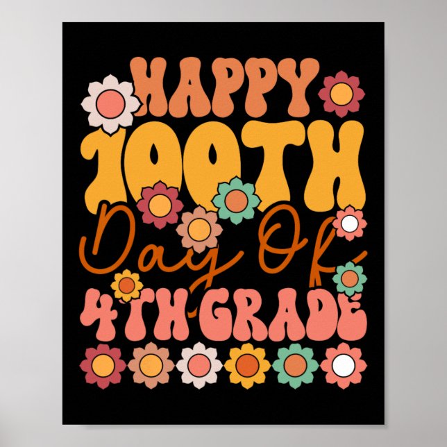 Poster 100 Dias De Almofada De Grau 4 (Frente)