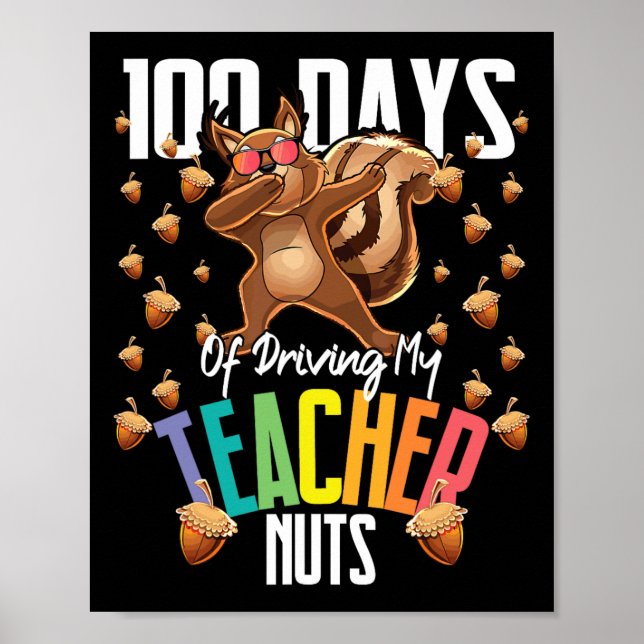 Poster 100 Dias De Condução De Loucos De Professores A Da (Frente)