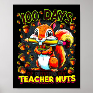 Poster 100 Dias De Dirigir Meu Professor Loucos Esquilo E