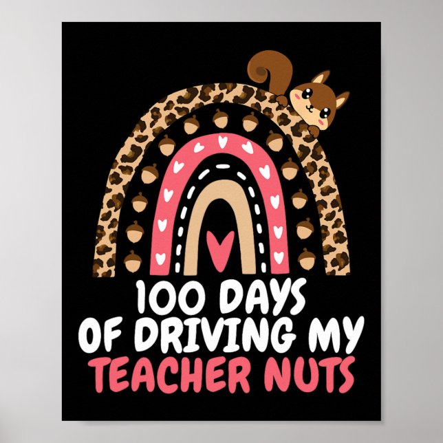 Poster 100 Dias De Dirigir Os Loucos Do Meu Professor 100 (Frente)