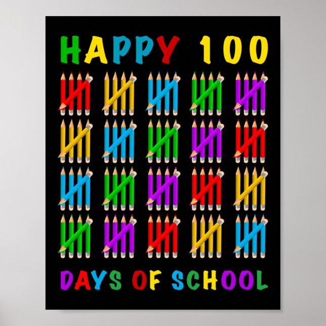 Poster 100 Dias De Escola (Frente)