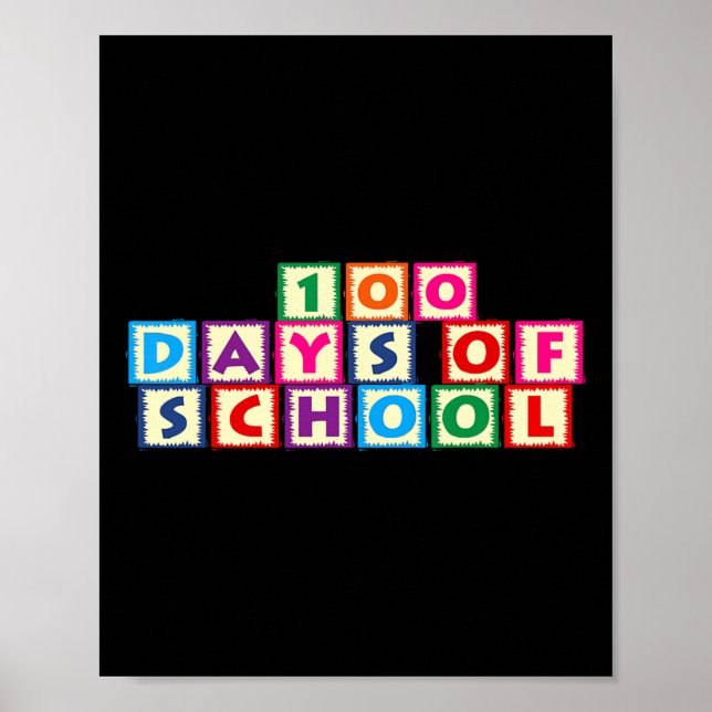 Poster 100 Dias De Escola  (Frente)