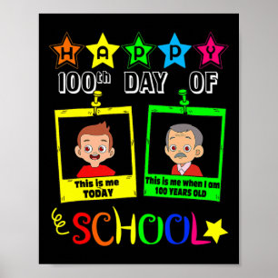 Poster 100 Dias De Escola - Quando Tenho 100 Anos De Idad