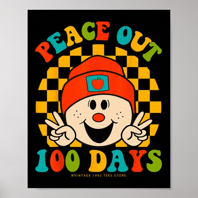 Poster 100 Dias De Estudantes De Professores Da Escola Ol (Frente)