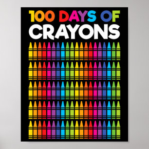 Poster 100 dias de giz para garotas 100 dia de S
