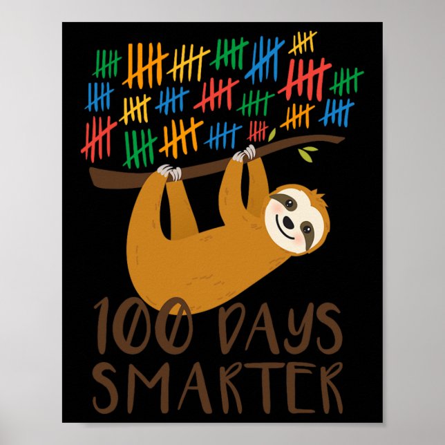 Poster 100 Dias De Lama Escolar (Frente)