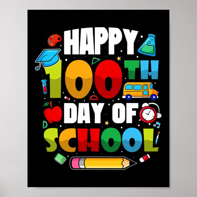 Poster 100 Dias De Professores 2023 Rapazes E Raparigas (Frente)