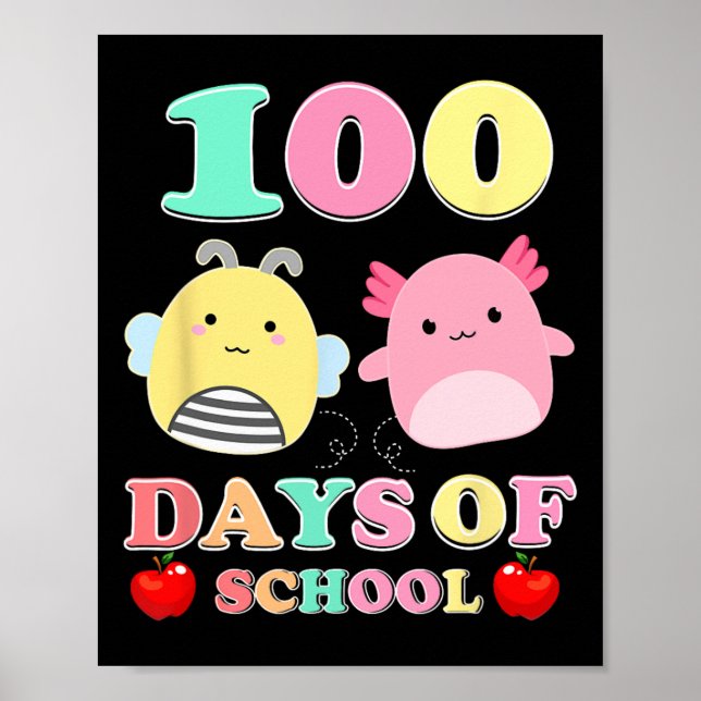Poster 100 Dias De Professores De Brinquedos Moles Esquil (Frente)